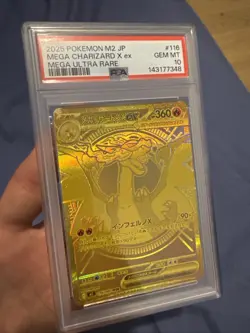 PSA 10 Mega Charizard X ex MUR 116/080 Inferno X M2 Pokemon Card Japanese 2025 - Image 1