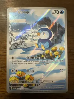 Pokemon TCG - Piplup 98/94 - Phantasmal Flames Illustration Rare - NM - Image 1