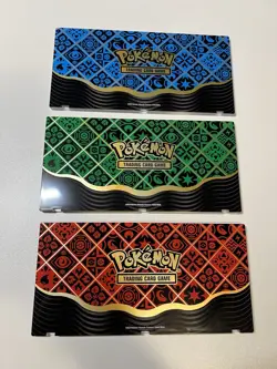 9x SHINY Paldean Starter Set w/ Magnetic FRAME (Textured Full Art) Pokemon Cards - Image 2