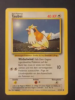 Pokemon Tauboga 22/102 & Taubsi 57/102│Base Set 1999│LP│ Rare │ DE │Ken Sugimori - Image 4