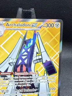 NM Pokemon Archaludon ex - 224/191 - SV08: Surging Sparks Gold Ultra Rare - Image 5