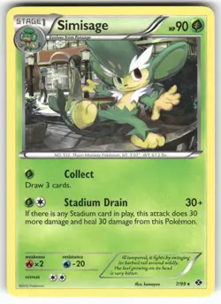 Simisage Next Destinies Rare Pokemon Near Mint or Better - Image 1