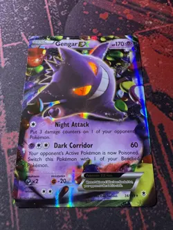 Pokemon Gengar EX Ultra Rare Holo 170 HP XY Phantom Forces 34/119 - Image 1