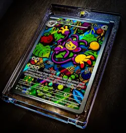 Pokemon TCG Ambipom 107/094 (ME02: Phantasmal Flames) Illustration Rare Holo NM - Image 1
