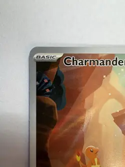 Charmander Illustration Rare NM 168/165 Scarlet & Violet 151 Pokemon Card - Image 2
