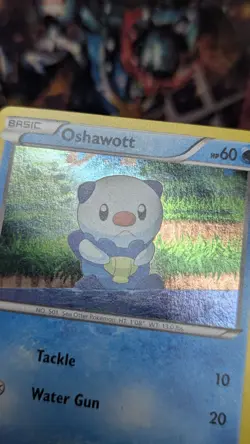 Pokemon TCG 2011 Oshawott 27/114 Black & White Holo Card - Image 2