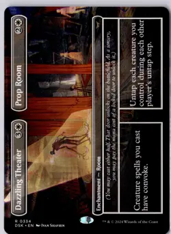 Dazzling Theater Prop Room (Borderless) Duskmourn: House of Horror Regular NM - Image 1