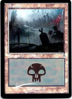 Swamp () (Retro Frame) L Innistrad Remastered FOIL 292 NM NM-LP - Image 1