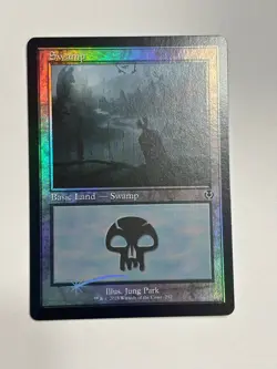 Swamp (292) (Retro Frame) Innistrad Remastered Foil Magic the Gathering MTG - Image 1