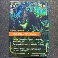 Deadbloom Predator - Riftbound Origins - OGN 161/298 - Near Mint - Image 1