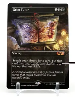 Grim Tutor (Alternate Art) - Core Set 2021 (M21) foil - Image 1