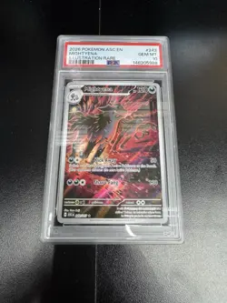2026 POKEMON ASC EN-ASCENDED HEROES ILLUSTRATION RARE #243 MIGHTYENA PSA 10 - Image 1