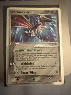 Pokemon TCG Skarmory ex Ultra Rare Holo Power Keepers 98/108 2007 - Image 1