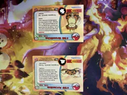 Growlithe & Arcanine - Topps Pokemon Black Logo - LP - Image 2