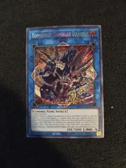Yugioh Topologic Gumblar Dragon BLRR-EN043 Secret Rare 1st Ed - Image 1