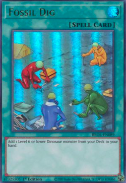 1X NM Fossil Dig - BROL-EN089 - Ultra Rare 1st Edition yugioh - Image 1