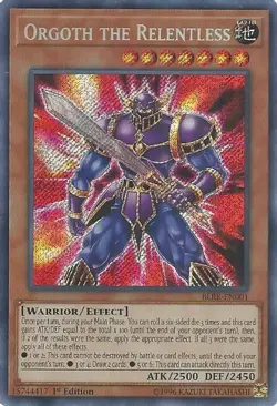 Orgoth the Relentless - BLRR-EN001 - Secret Rare 1st Edition Yugioh - Image 1