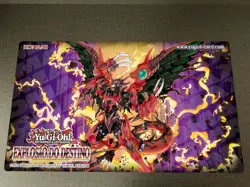 WVICM Playmat D-HERO - Destroy Phoenix Enforcer TCG Mat Trading Card Game Mat - Image 1