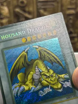 Yugioh Thousand Dragon MRD-143 Secret Rare FADED Metal Raiders 1st Edition -EX+ - Image 4