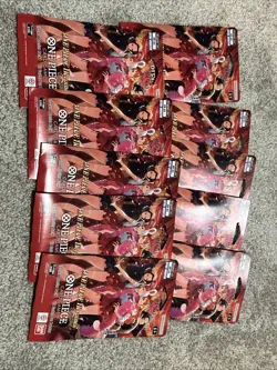 One Piece EB-03 Heroines Sleeved Booster Pack Lot of 10 Sealed - Image 1