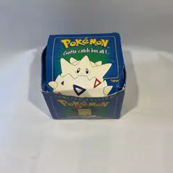 Nintendo Pokemon Burger King Trading Card Gold Plated 23k Blue Togepi Sealed - Image 1