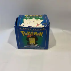 Nintendo Pokemon Burger King Trading Card Gold Plated 23k Blue Togepi Sealed - Image 2