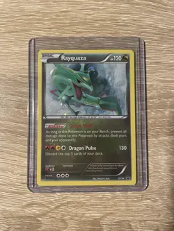 Pokemon Card Rayquaza XY XY64 Holo Black Star Promo Holo Foil Cosmos - Image 1