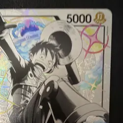 Monkey.D.Luffy ST29-001 Leader Foil Full Art Egghead One Piece CCG Card - Image 5