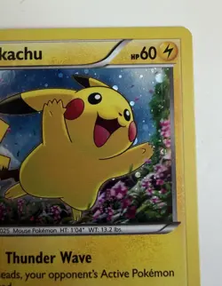 Pikachu XY89 Black Star Promo Holo Pokemon Card LP - Image 2