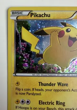 Pikachu XY89 Black Star Promo Holo Pokemon Card LP - Image 3