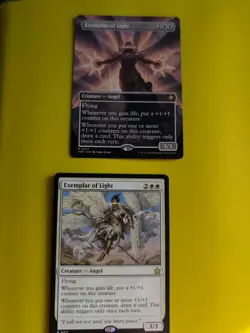 Exemplar of Light. x2 FDN Rare Angel inc R0297 Magic the Gathering 2 Card. - Image 1