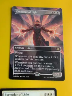 Exemplar of Light. x2 FDN Rare Angel inc R0297 Magic the Gathering 2 Card. - Image 4