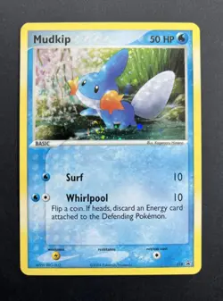 Pokemon TCG Promo Mudkip 018 Holo Basic Card 2004 Pokemon/Nintendo English VTG - Image 1