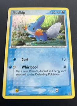 Pokemon TCG Promo Mudkip 018 Holo Basic Card 2004 Pokemon/Nintendo English VTG - Image 2