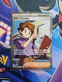 Pokemon Card - Bill's Transfer Scarlet & Violet 151 194/165 Ultra Rare - Image 1