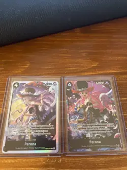 Perona EB03-045 Alt Art and EB03-045 SR One Piece TCG Near Mint English Card - Image 1