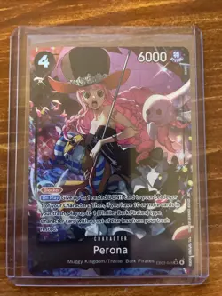 Perona EB03-045 Alt Art and EB03-045 SR One Piece TCG Near Mint English Card - Image 3