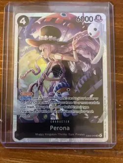 Perona EB03-045 Alt Art and EB03-045 SR One Piece TCG Near Mint English Card - Image 5