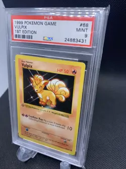 1999 Pokemon Card 1st Edition - Vulpix 68/102 - Base Set - PSA 9 - Image 3