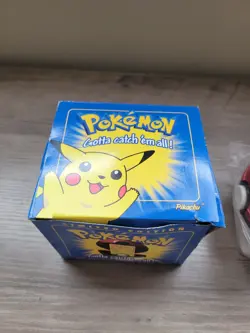VTG 1999 Pokemon Pikachu 23K Gold-Plated Trading Card Burger King Blue Box - Image 4