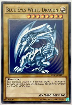 LDK2-ENK01 Blue-Eyes White Dragon - Common Unlimited Near Mint YuGiOh Card - Image 1