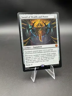 MTG; Sword of Wealth and Power; Outlaws of Thunder Junction: the Big Score (BIG) - Image 1