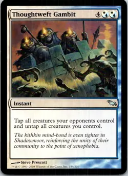 Thoughtweft Gambit Magic The Gathering Shadowmoor Light Play - Image 1