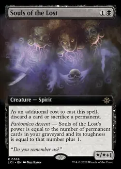 Souls of the Lost Extended Art Foil - The Lost Caverns Of Ixalan MTG-NM - Image 1