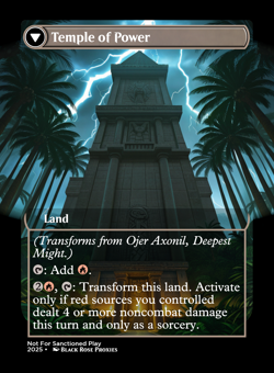 Ojer Axonil, Deepest Might/Temple of Power - MTG Anime Custom Playtest - Image 2
