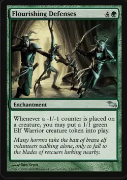 Flourishing Defenses Shadowmoor NM MTG - Image 1