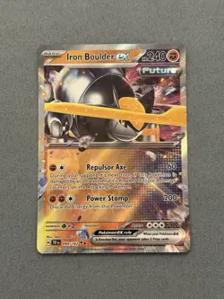 Pokemon TCG Iron Boulder EX 099/162 Temporal Forces NM/M - Image 1