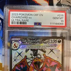‼2023 POKEMON OBF EN CHARIZARD ex ULTRA RARE PSA GRADE 10! SHIPS SAME DAY💨 - Image 5