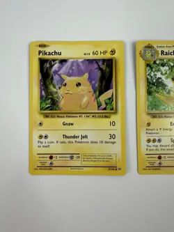 Pokemon TCG Pikachu & Raichu 35 and 36/108 XY EVOLUTIONS - Image 2