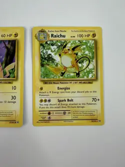 Pokemon TCG Pikachu & Raichu 35 and 36/108 XY EVOLUTIONS - Image 3